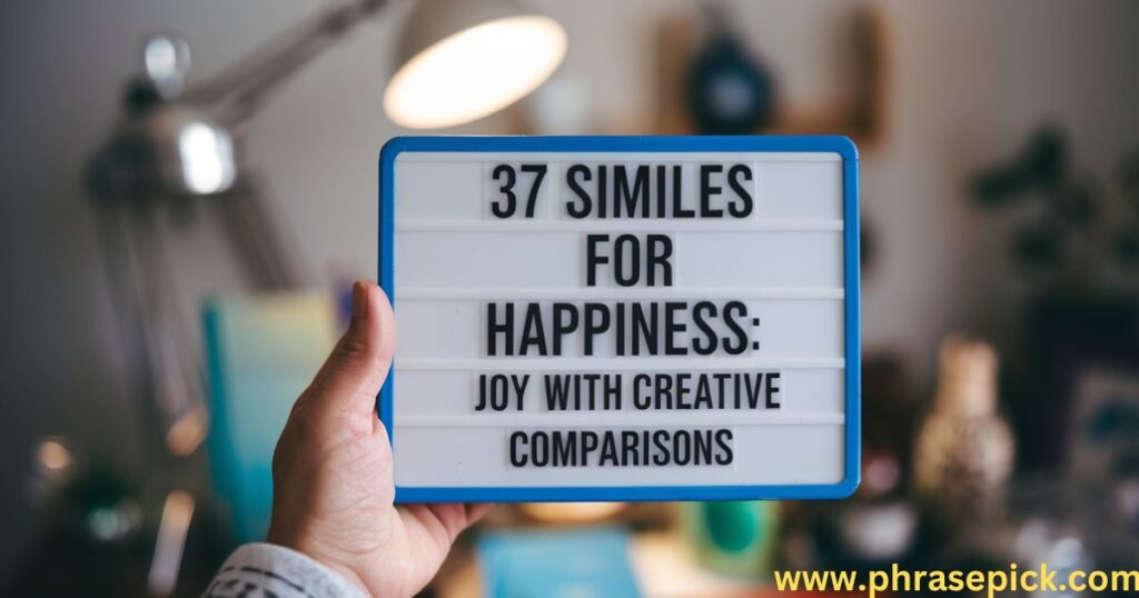 37 Similes for Happiness: Joy with Creative Comparisons