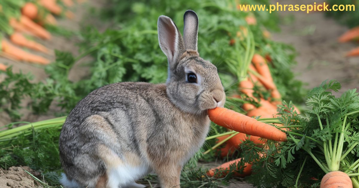 Happy as a Rabbit in a Carrot Patch