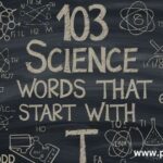 103 Science Words That Start with T