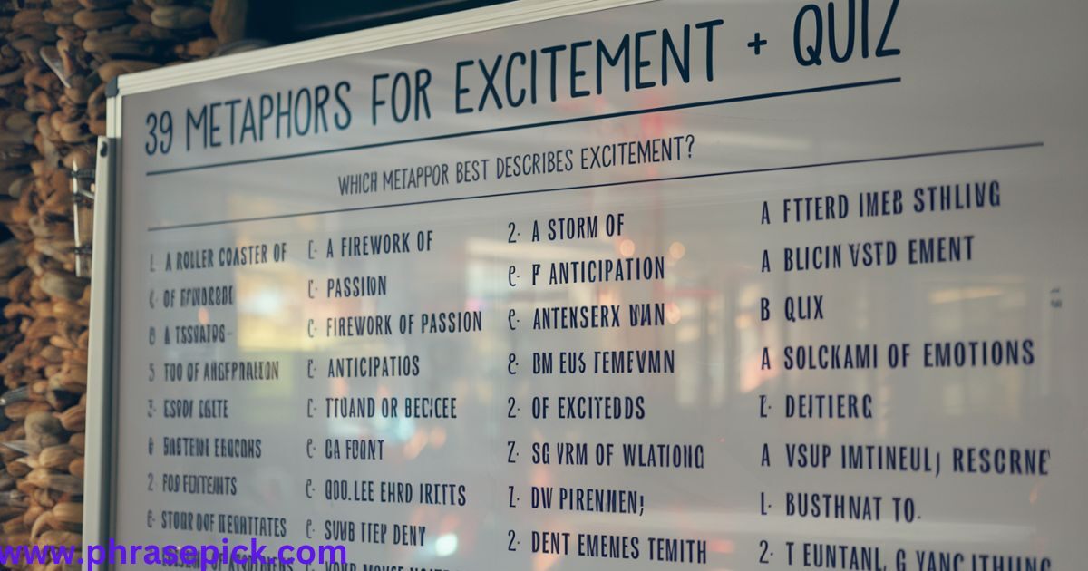 39 Metaphors Enhance Your Writing + Interactive Quiz