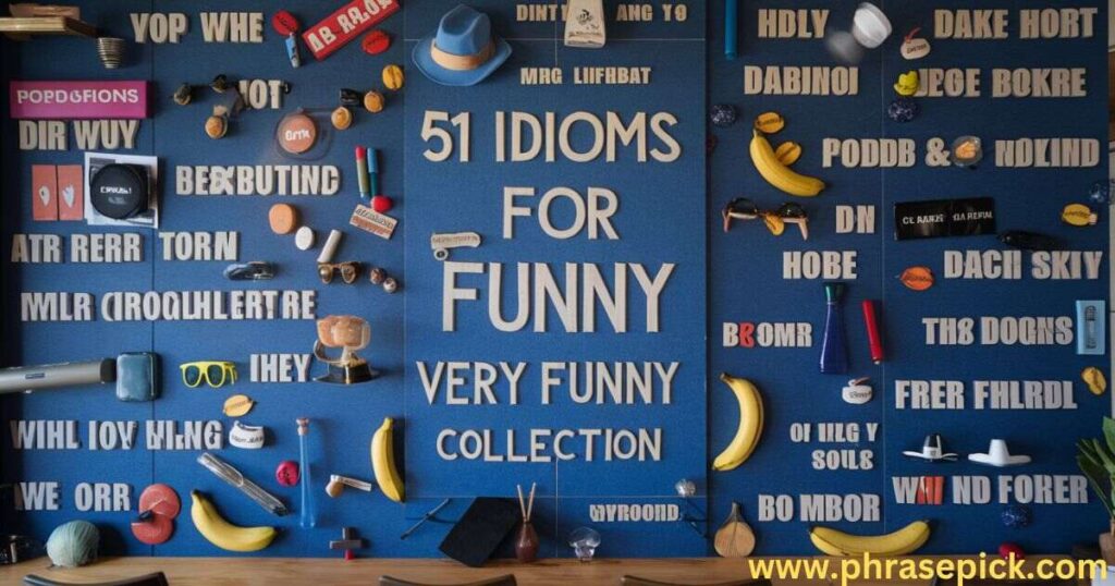 51 Idioms for Funny: very funny collection