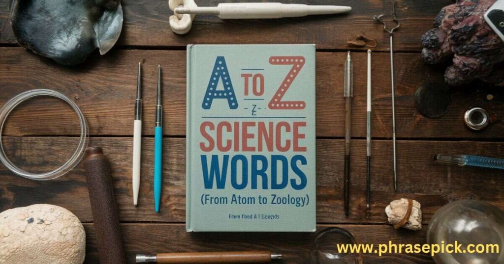 A to Z Science Words (From Atom to Zoology)