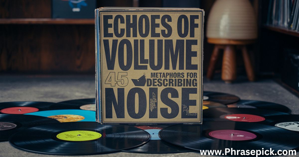 Echoes of Volume: 45  Metaphors for Describing Noise