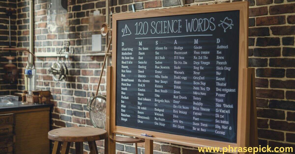 Here’s a list of 120 science words starting with "D," each with a brief example.