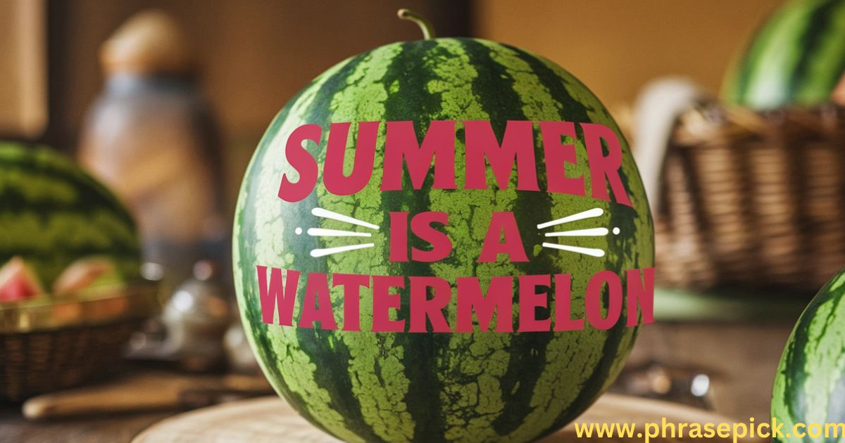 Summer is a Watermelon