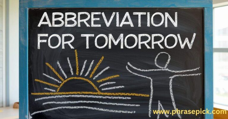 Abbreviation For Tomorrow abbreviation-for-tomorrow