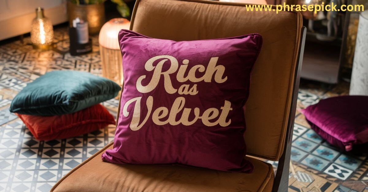 Rich as Velvet